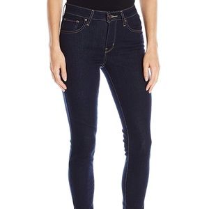 Levi’s 721 High Rise Skinny Jeans Dark Blue Sz 32